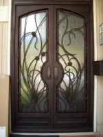 Beautiful Garden Inspired Wrought Iron Door - EL1127