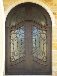Elegant Wrought Iron Door