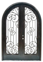 Classic Revival Scrollwork Iron Door -EL1056