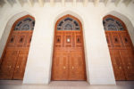 Custom Church Door with Transom