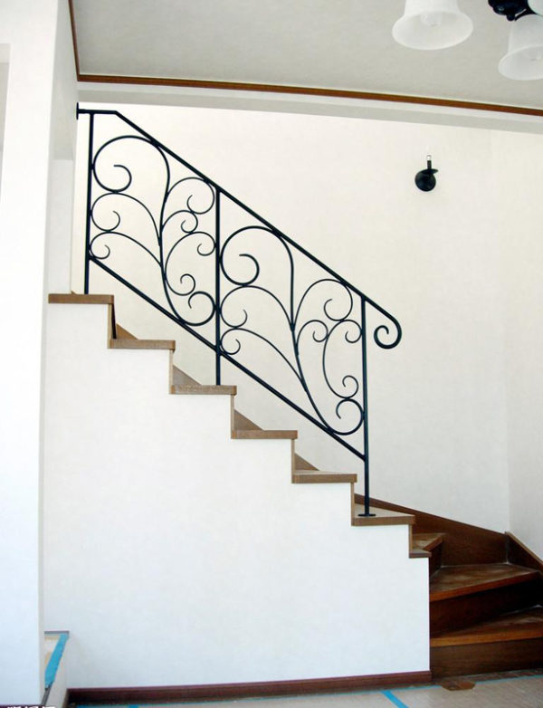 Scrolled Staircase Railing