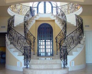 Dual Staircase Railing