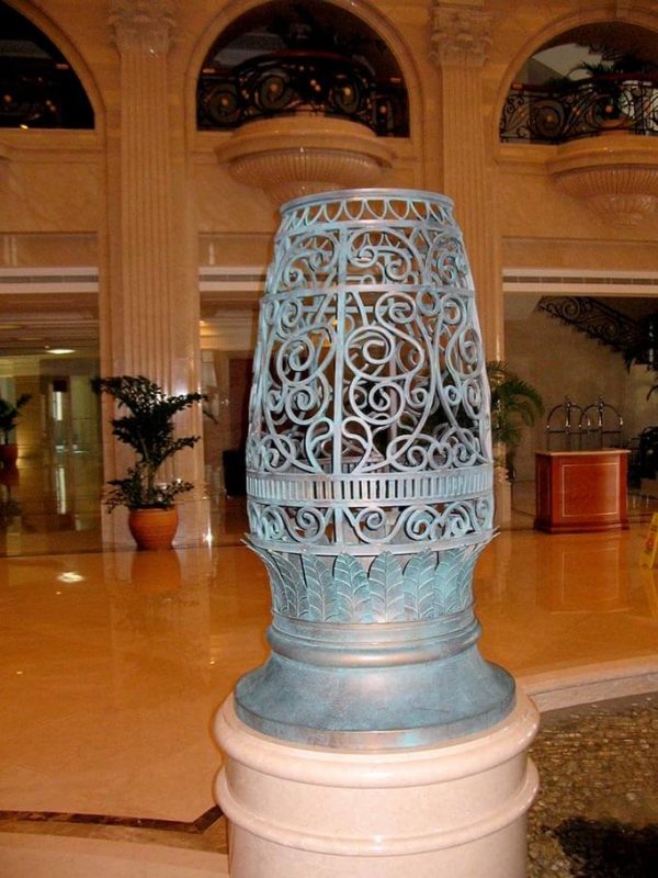 Tropical Copper Vase