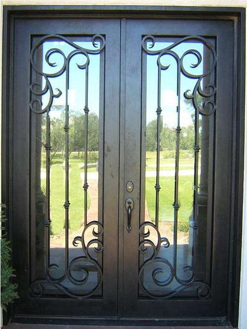 Custom Wrought Iron Door