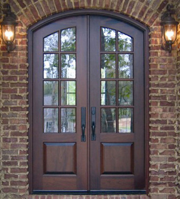 Colonial Style Iron Doors custom home builders