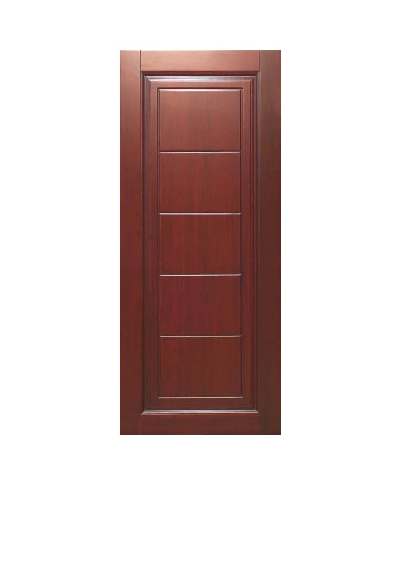 Five Panel Engineered Wood Door w/ Trim Detail Monarch ...