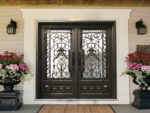 Beautiful French Garden Style Wrought Iron Doors