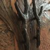 Custom Handles - Hand-Carved Wood Door