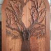 Double Door Hand-Carved Wood