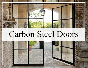Carbon Steel Doors for builders and architects