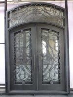Exquisite Wrought Iron Door - EL1159