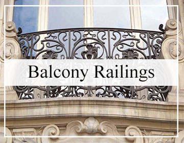 Balcony railings to compliment custom built homes