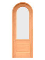 Arched Panel Wood Door