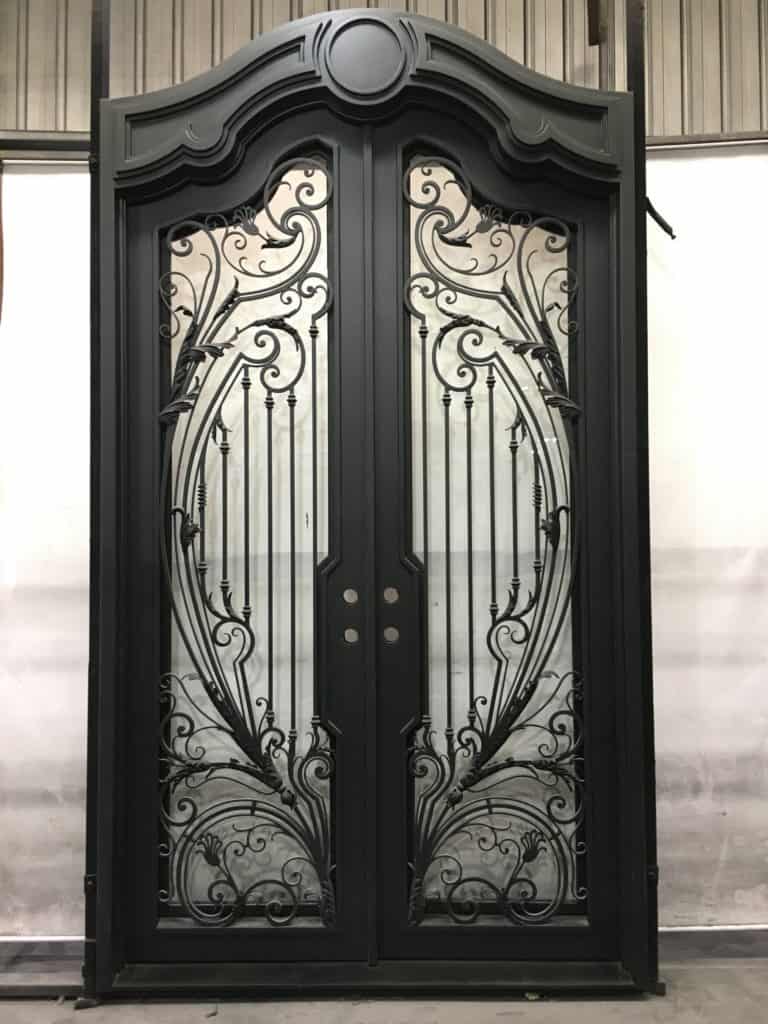 Exquisite Wrought Iron Door with Enhanced Jamb Monarch Custom Doors