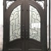 Simple Tuscan Style Wrought Iron Door interior view