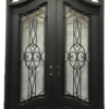 Unique Spartan Design Wrought Iron Door