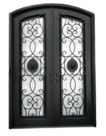This classic Wrought Iron Door with Lion Head is an exclusive iron door