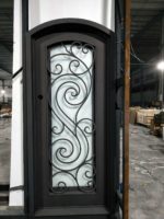 Pacific Coast wrought iron door