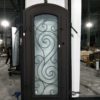 Pacific Coast wrought iron door interior view