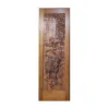 rustic dog carved wood door HCD2001 MCD
